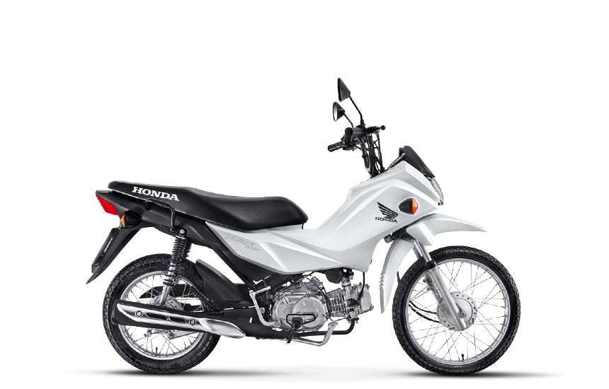 Moto Honda Pop branca